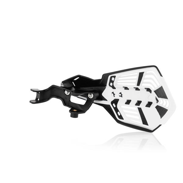Guardamanos Acerbis K-Future B - Negro/Blanco - Imagen 3