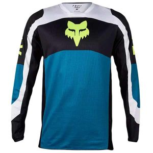 Camiseta técnica juvenil Fox Racing 180 Nitro - Azul Maui