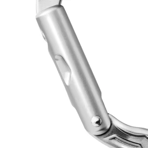 MISSION STRAIGHT Silver mosquetón