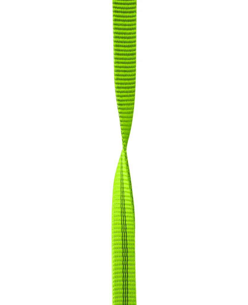PES WEBBING 16 mm 100 m Neon Green cinta tubular en bobina