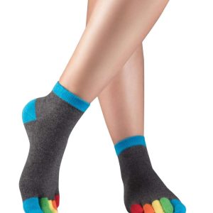 Calcetines respetuosos tobilleros Knitido Arcoíris