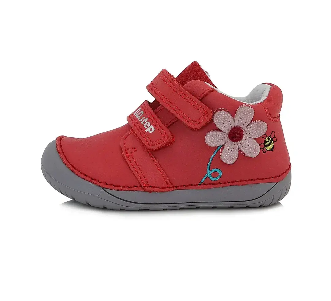 D.D.Step Botines Respetuosos Infantiles Rojo Flor - Imagen 2