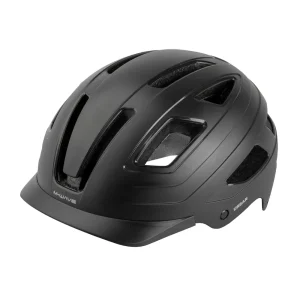 Casco M-Wave Negro Mate Con Luz