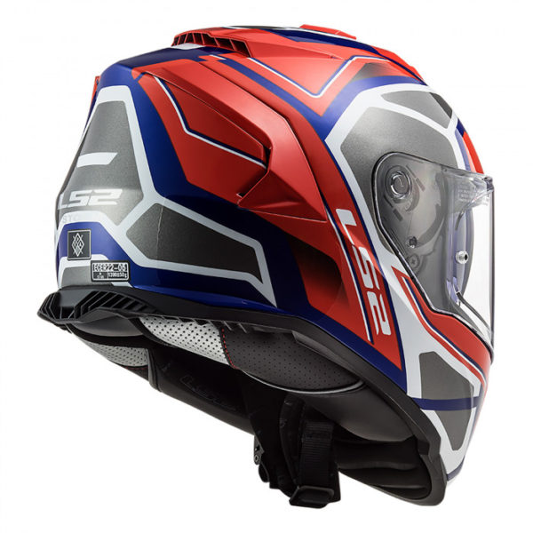 Casco LS2 FF800 Storm Faster Red Blue - Imagen 3