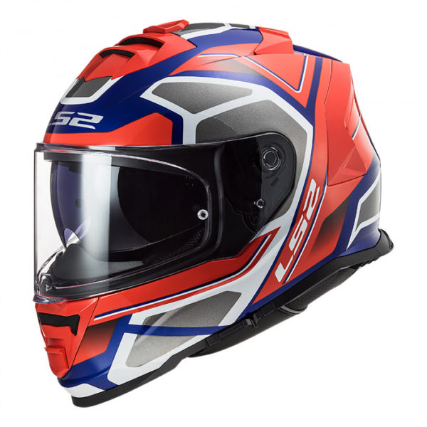 Casco LS2 FF800 Storm Faster Red Blue - Imagen 2