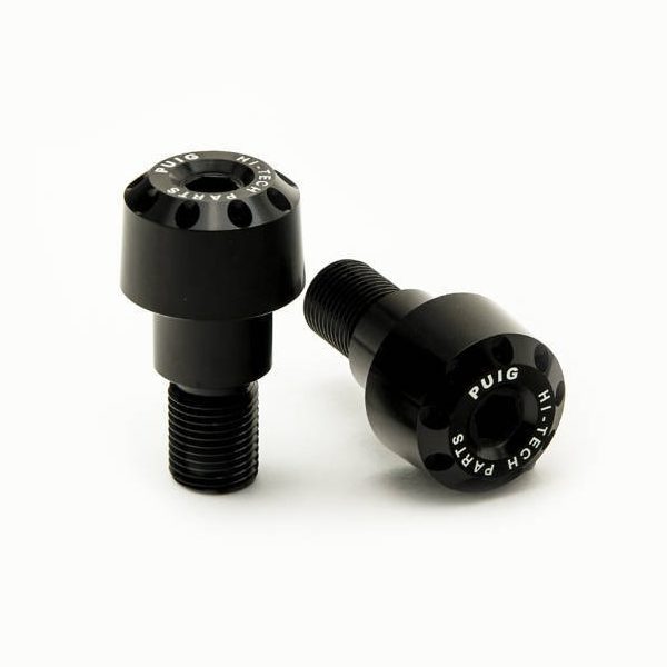 Contrapesos negros cortos PUIG 6891N para manillar - Imagen 2