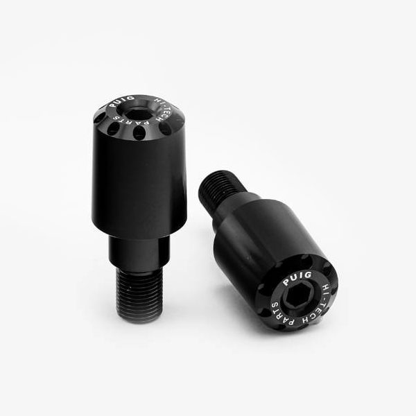 Contrapesos negros largos PUIG 6890N para manillar - Imagen 2