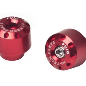 Contrapesos rojos cortos PUIG 8504R para manillar