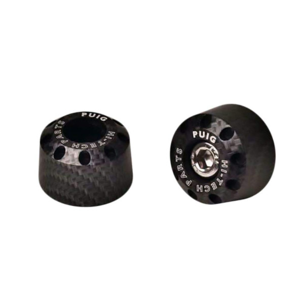 Contrapesos símil carbono cortos PUIG 8504C para manillar - Imagen 2