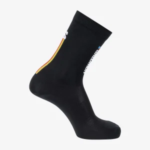 CALCETINES PULSE RACE FLAG CREW BLACK