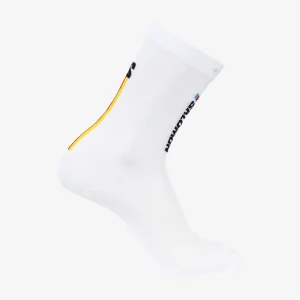 CALCETINES PULSE RACE FLAG CREW WHITE