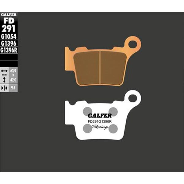 Pastillas de freno delanteras Galfer FD291G1396R - Imagen 2