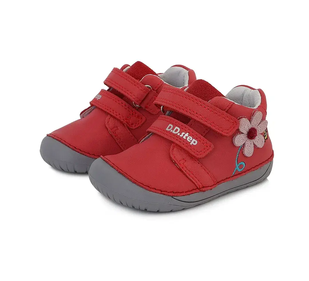 D.D.Step Botines Respetuosos Infantiles Rojo Flor - Imagen 3