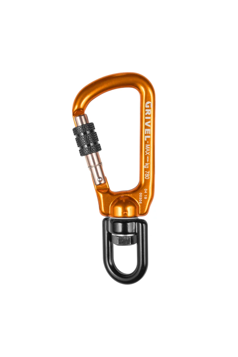 Mosquetón ROTOR SCREW LOCK C/ANTIGIRATORIO