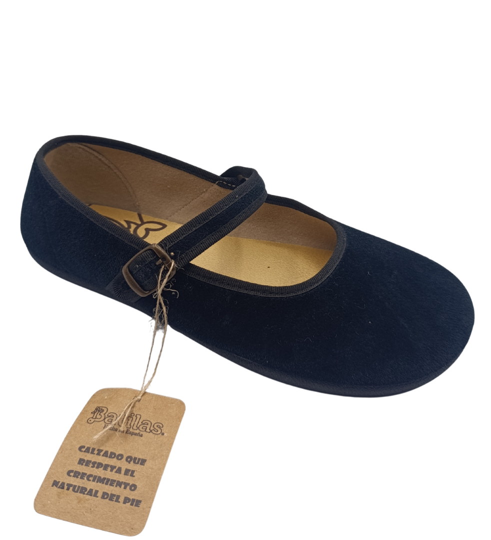 Batilas Barefoot Manoletinas de Terciopelo