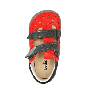 Beda Barefoot Sandalias Rojas Elis