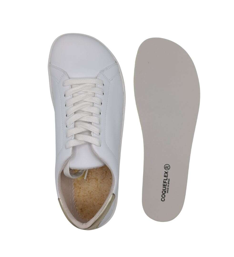 Coqueflex Zapatillas Barefoot Blancas - Imagen 6