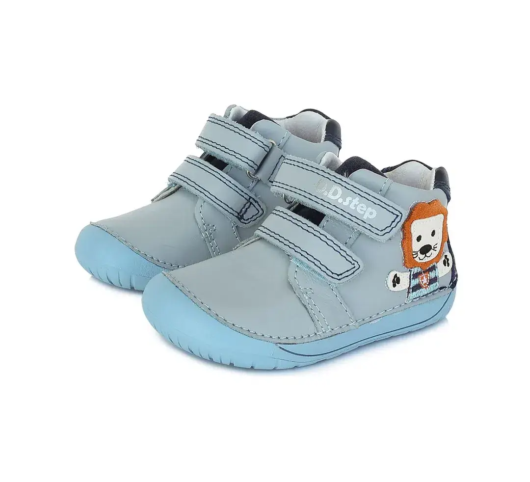 D.D.Step Botines Respetuosos Infantiles Azul León - Imagen 3