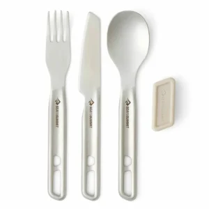 SET CUBIERTOS DE ACERO INOXIDABLE DETOUR 3 PIEZAS