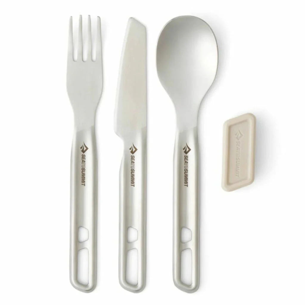 SET CUBIERTOS DE ACERO INOXIDABLE DETOUR 3 PIEZAS