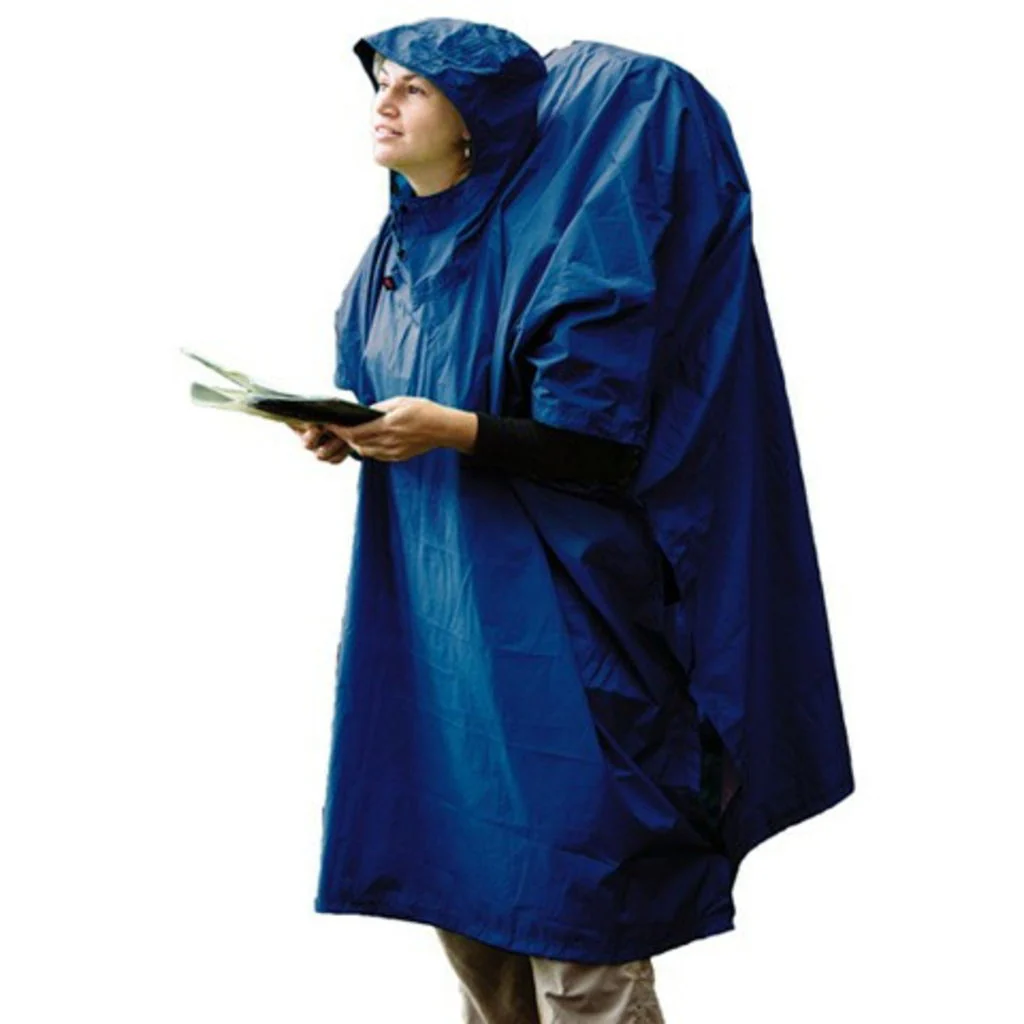 TOLDO/PONCHO DE NYLON AZUL - Imagen 2