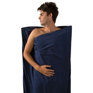 Saco sábana algodón trav. est. rect. azul marino