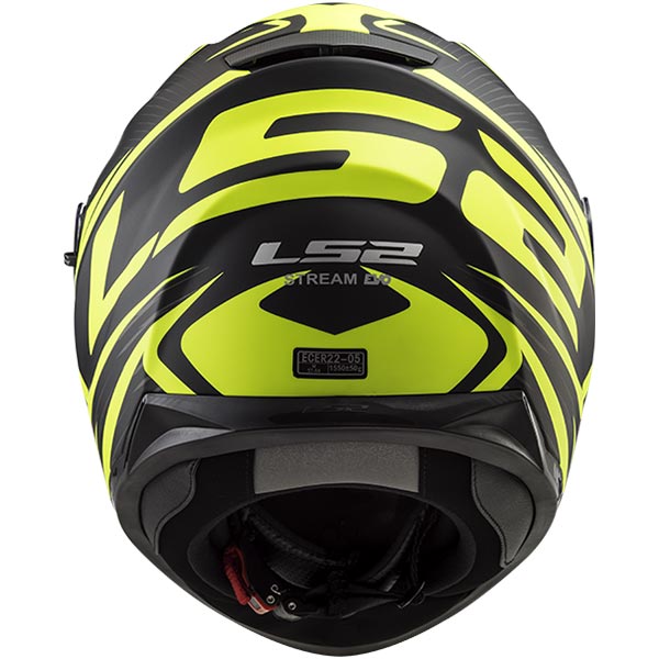 Casco LS2 FF320 Stream Evo Jink Matt Black H-V Yellow - Imagen 6