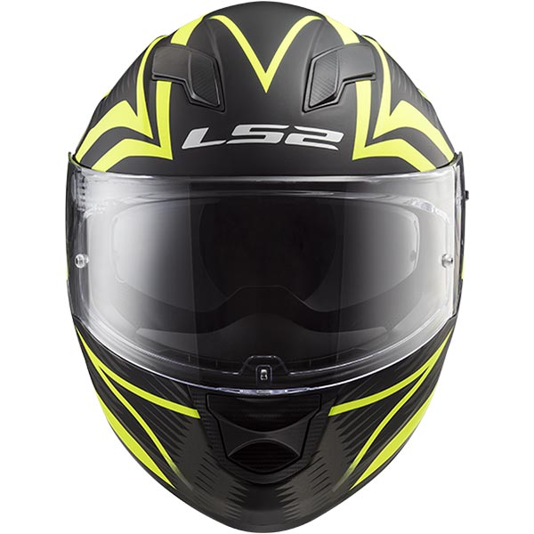 Casco LS2 FF320 Stream Evo Jink Matt Black H-V Yellow - Imagen 4