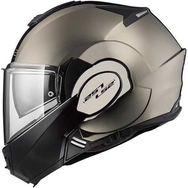 Casco LS2 FF399 Valiant Gloss Chrome - Imagen 3