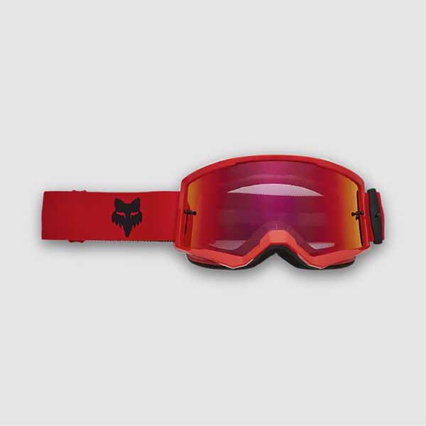 Gafas Main Core - Fox Racing - Lente Espejo - Rojo fluorescente