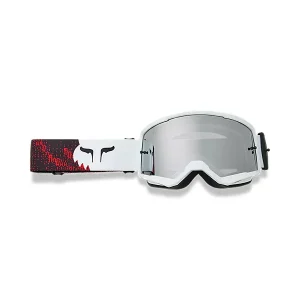 Gafas Main Kairos - Fox Racing - Lente Espejo - Blanco/Rojo fluorescente