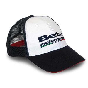 Gorra BetaMotor negro-blanco