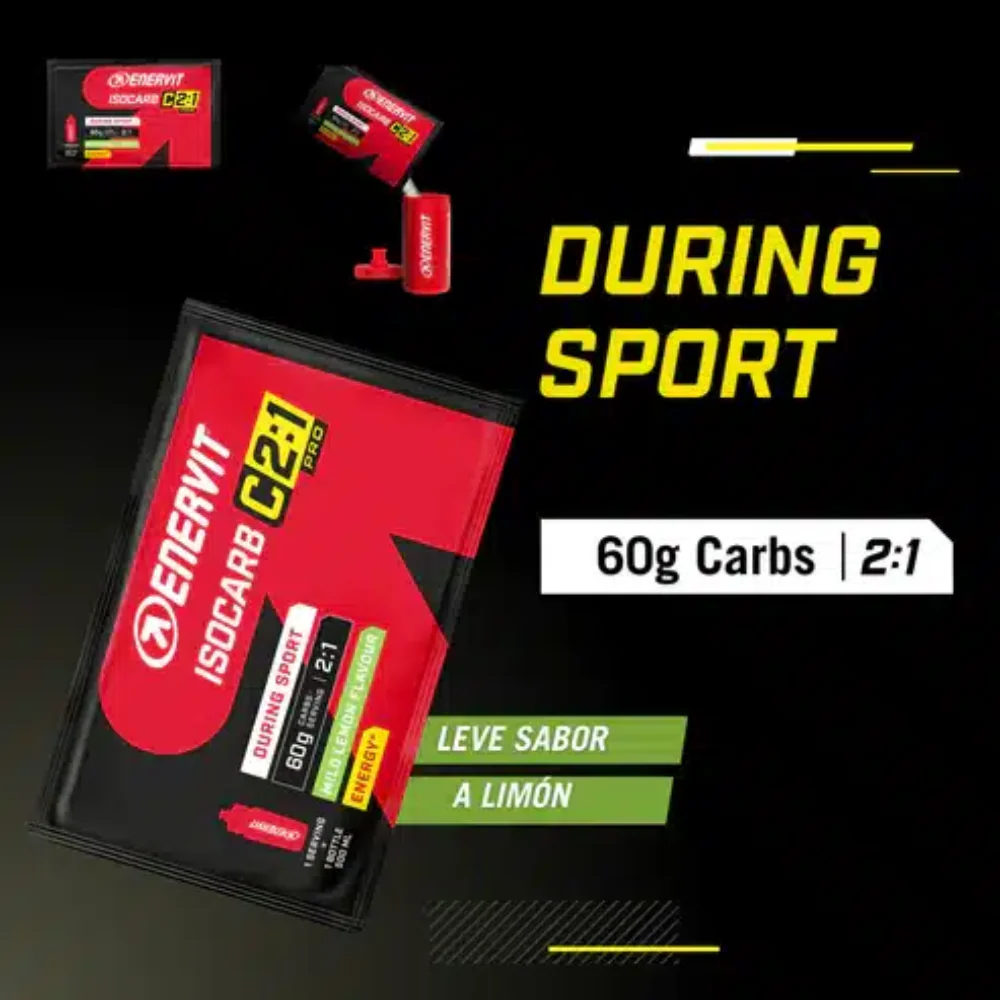 Sobre Enervit Isocarb C2:1 Pro Lemon 65g - Imagen 3