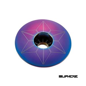 Tapones para dirección Supacaz Star Capz de aluminio