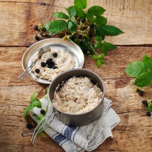 Gachas de desayuno con trozos de manzana PS1000+