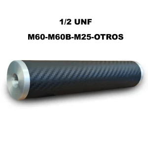 Silenciador 1/2 UNF PR900GEN3 M60 M25 P35X AP1000 AIRSOFT